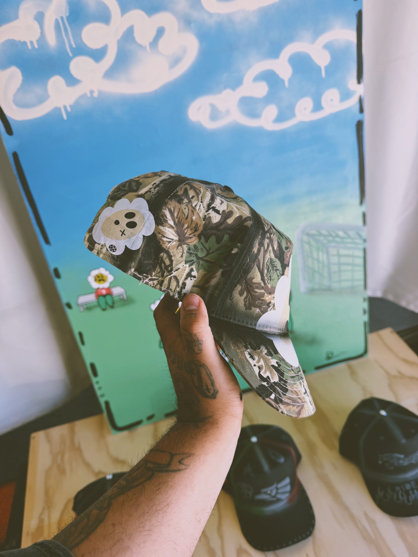 ￼ FLOWER BOY CAMO CAP￼